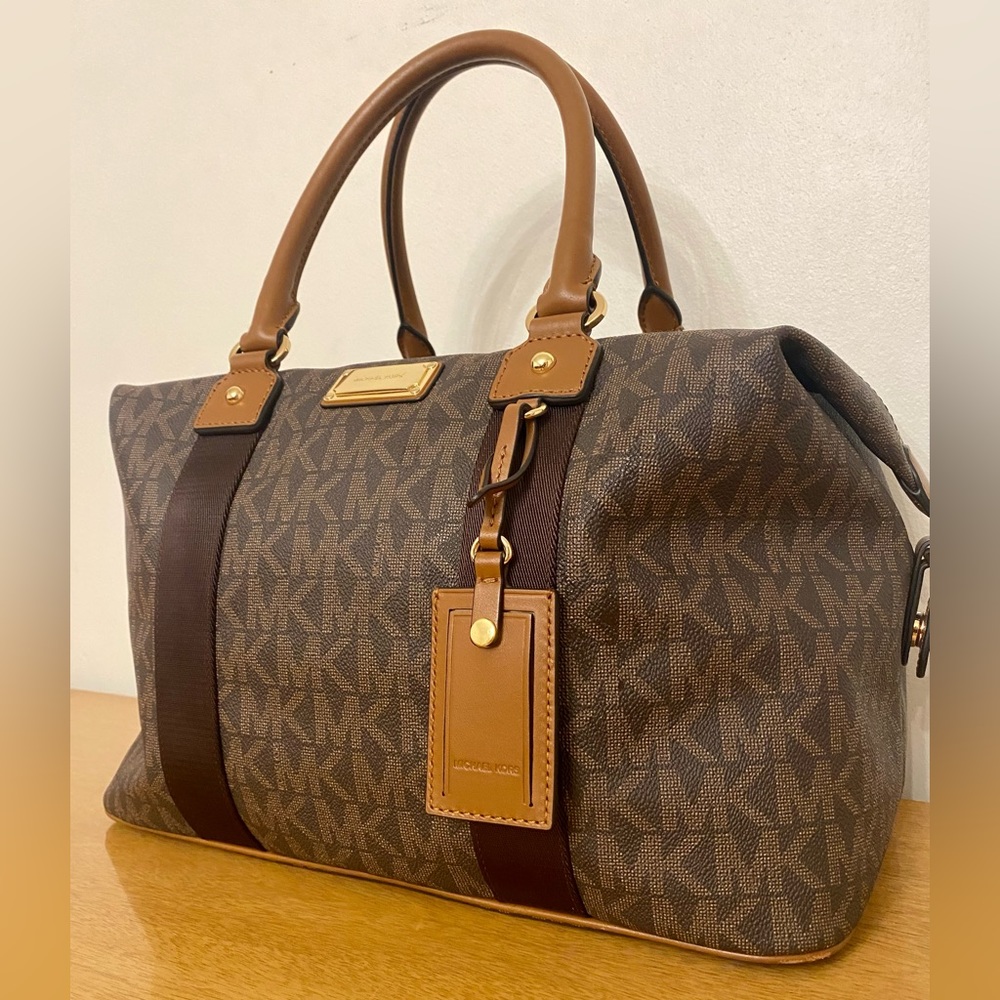 Michael Kors Large Weekender Bag; Luggage; Brown
